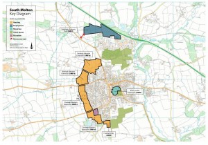 South Molton map