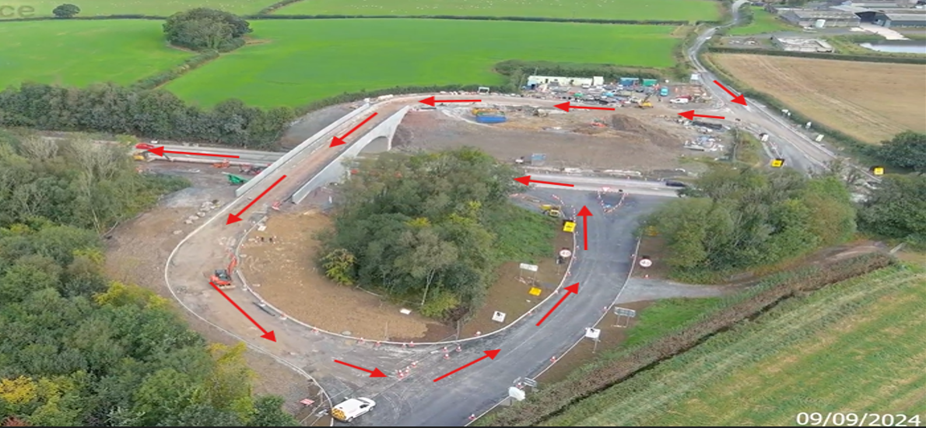 West Buckland to A361 Westbound/Barnstaple