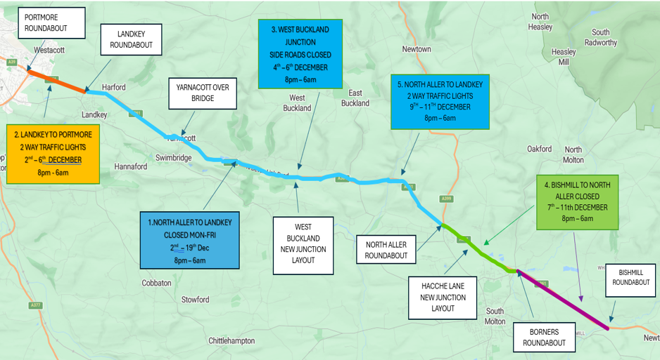 Map of traffic management areas