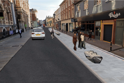 Artist impression of Queen Street