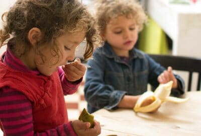 child eating