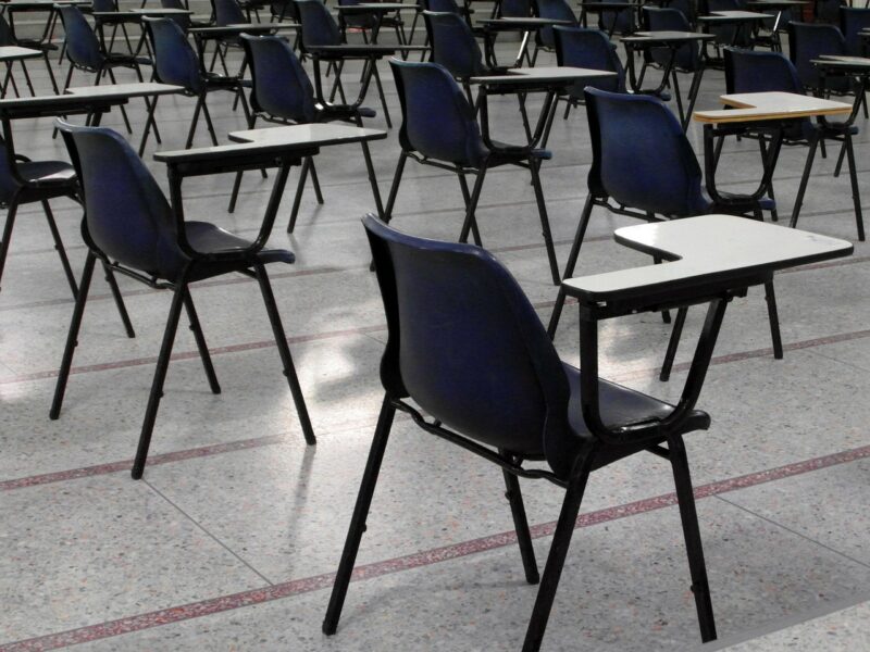 empty exam hall