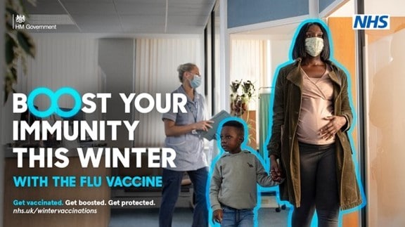 Boost you immunity this winter with the flu vaccine, advert