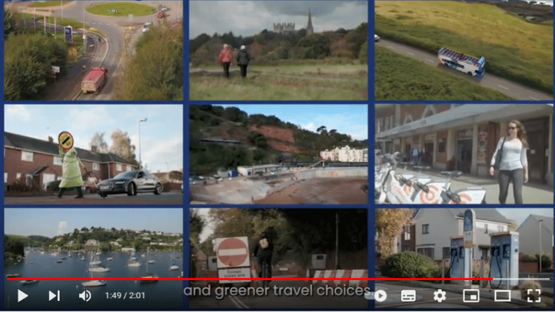 Modes of travel montage