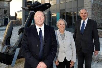 Councillor Leaders at one of the Freeport sites