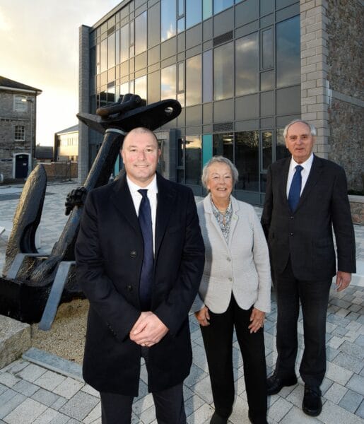 Councillor Leaders at one of the Freeport sites