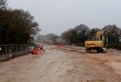 Photo of construction work