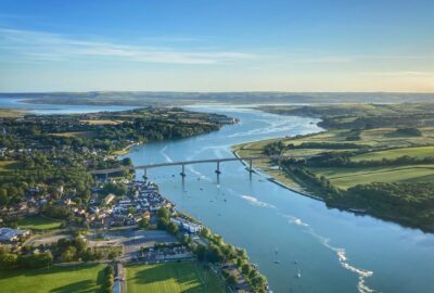 Photo of Bideford from the air