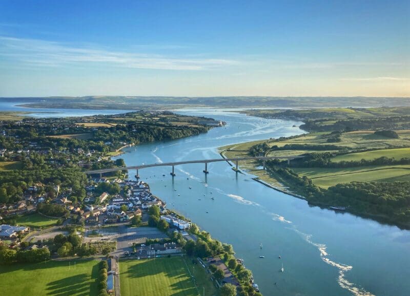 Photo of Bideford from the air