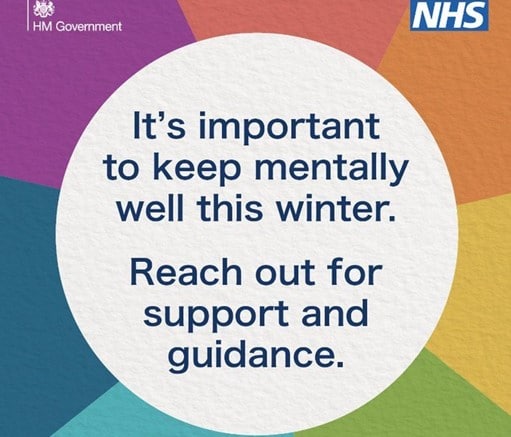 It's important to keep mentally well this winter. Reach out for support and guidance