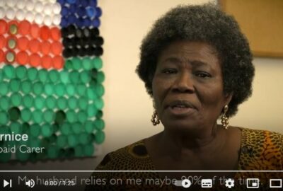 Bernice, unpaid carer.
