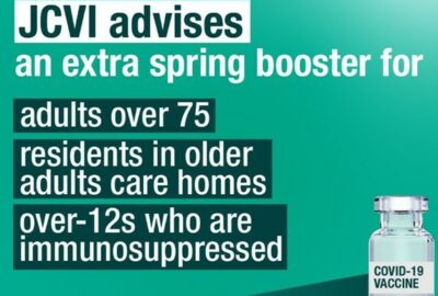 Extra booster for over 75s and people who are vulnerable