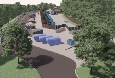 Artists impression of new recycling centre