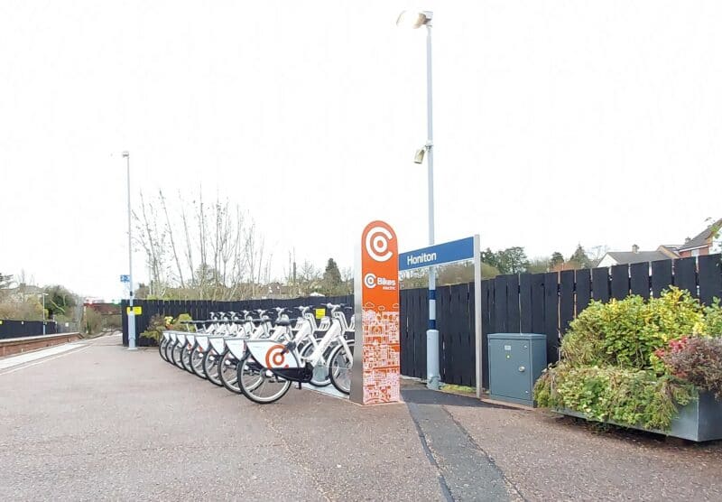 Photo of Co-Bikes at Honiton Station