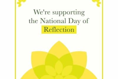 We're supporting the national day of reflection