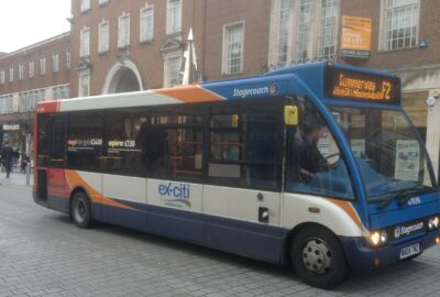 A Stagecoach bus in Exeter