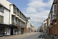 Cullompton town centre, Fore Street.