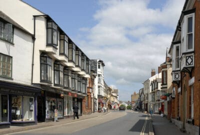 Cullompton town centre, Fore Street.