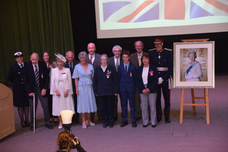 Recipients at this year's New Years Honours award, by the Lord Lieutenant for Devon, David Fursdon