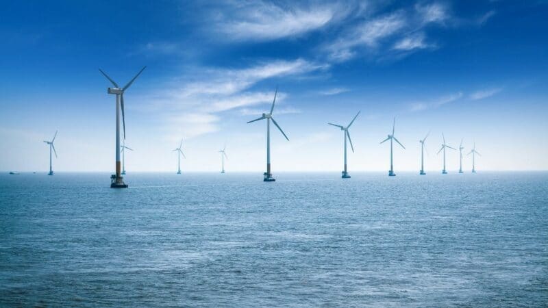 off shore wind turbines