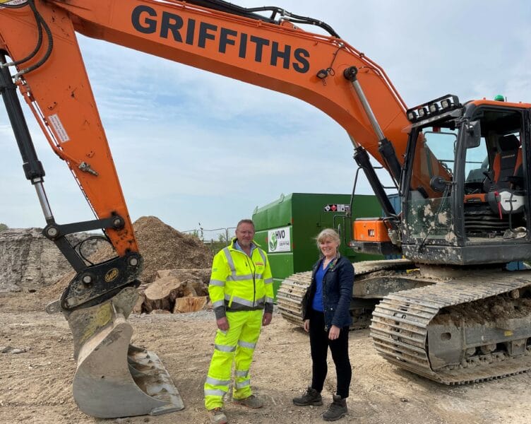 Project Manager Hedley Martin and Councillor Andrea Davis