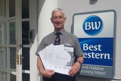 Simon Adams from the Lord Haldon Country Hotel