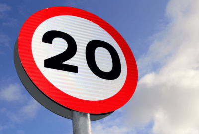 20mph sign