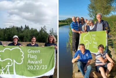 Green Flag Awards at Stover and the Grand Western Canal Country Park