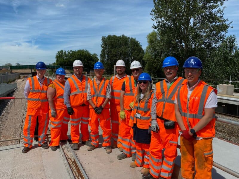 Partners visiting Marsh Barton railway station