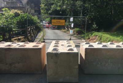 Martinhoe Bridge closure