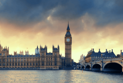 Westminster, from across the river.