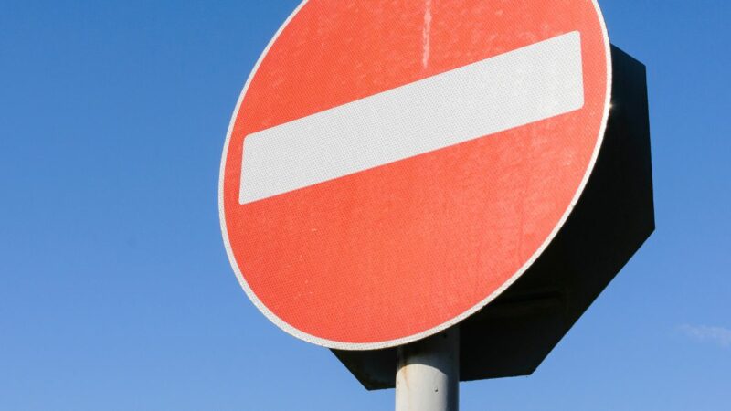 No entry sign