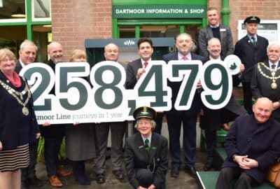 Celebrations marking first anniversary of Dartmoor Line