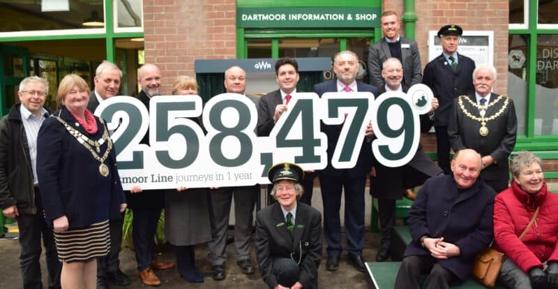 Celebrations marking first anniversary of Dartmoor Line