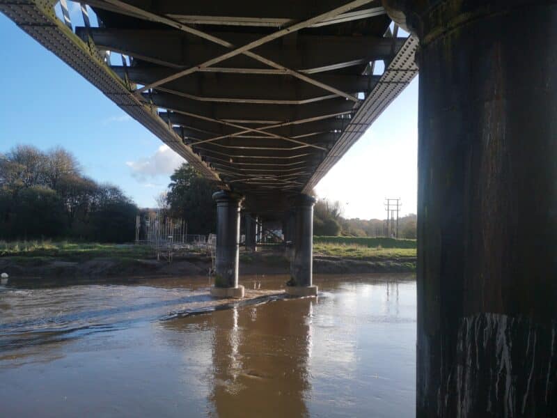 Underside of Rock park Bridge