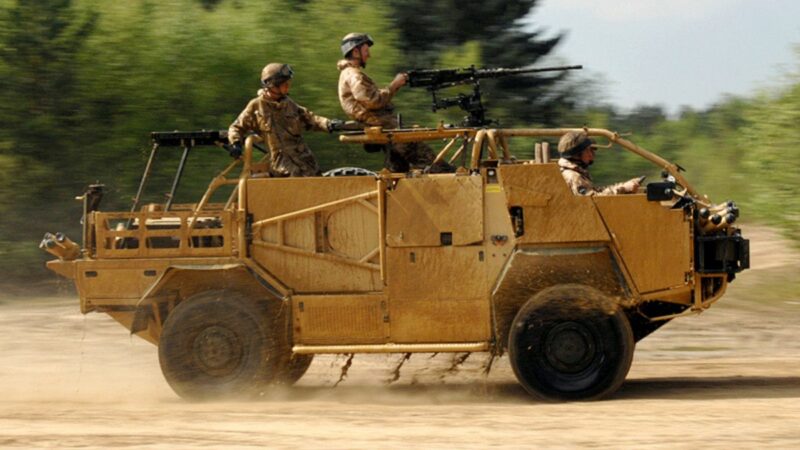 Jackal military vehicle