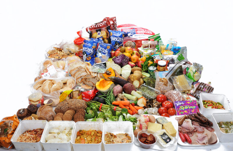 Pile of food