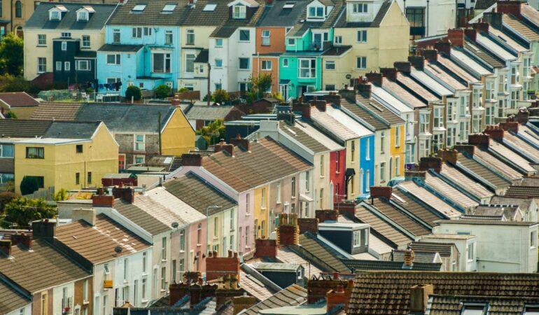 A row of housing