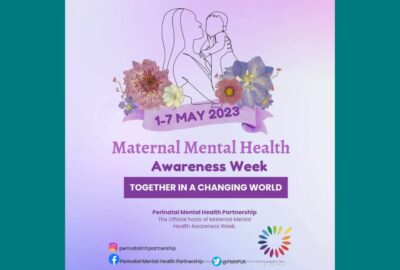 Poster for Maternal Mental Health Awareness Week.