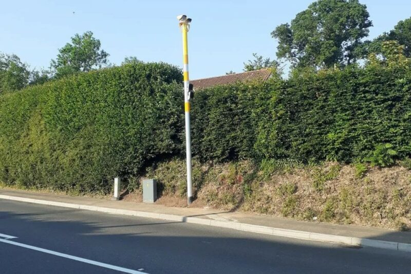 New bi-directional speed camera in Exmouth