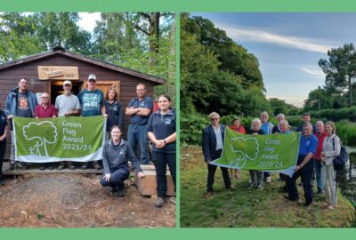 Green Flag Award winners at Stover Country Park and Grand Wester Canal Country Park