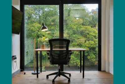 Desk at CoWorking Devon in Buckfastleigh