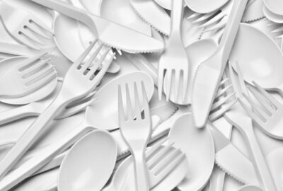 plastic knives and forks