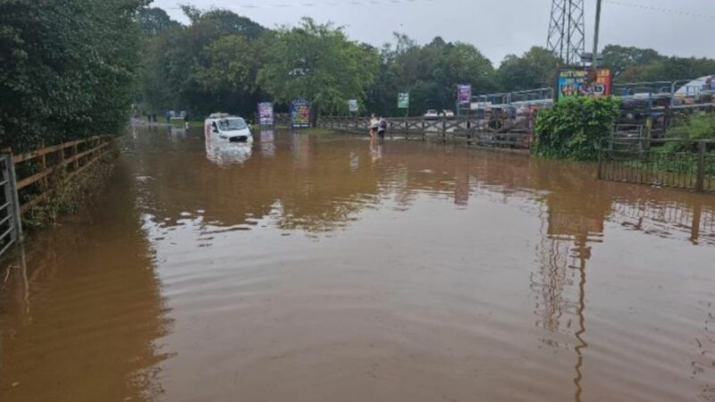 Flooding on Topsham Road