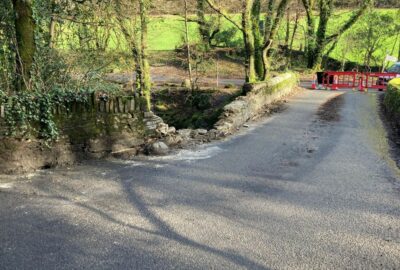 Damage to Denham Bridge