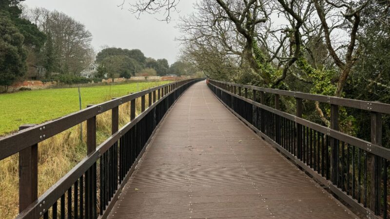 Courtlands Boardwalk after undergoing repairs