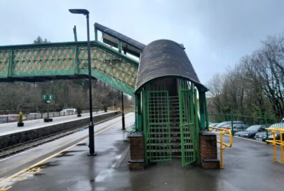 Okehampton Station footbridge