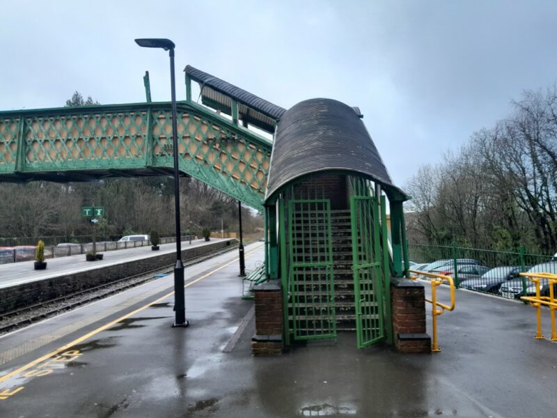 Okehampton Station footbridge