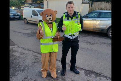 Buddy the Bear and Bradley Sercombe