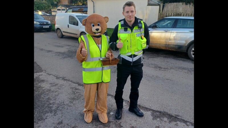 Buddy the Bear and Bradley Sercombe
